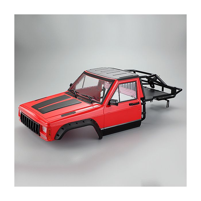 Fastrax RC Scale Model Car 1/10 Rockee Pick-Up & Rear Cage Hardbody 313-324mm