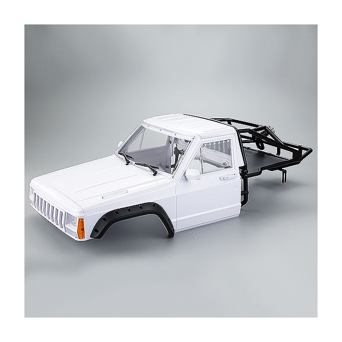 Fastrax RC Scale Model Car 1/10 Rockee Pick-Up & Rear Cage Hardbody 313-324mm