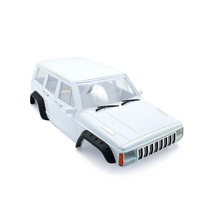 Fastrax 1/10 Rockee Jeep Cherokee XJ Hardbody w/Interior RC Car Body - White