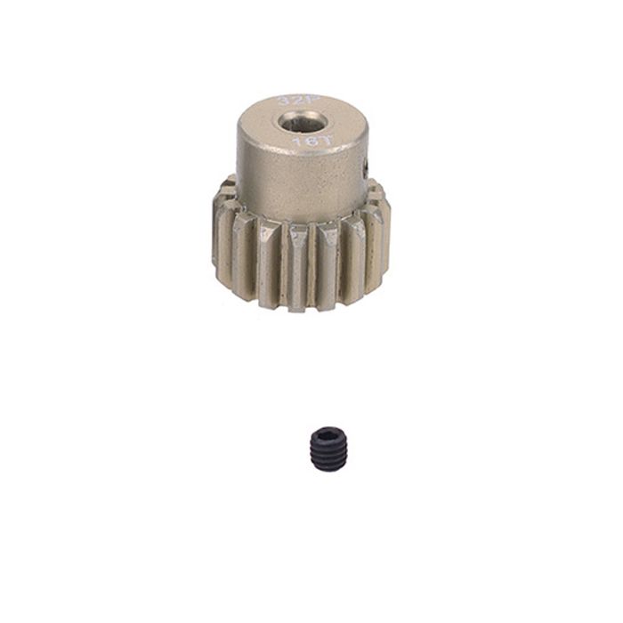 FASTRAX 32DP 18T ALUMINIUM 7075 PINION GEAR
