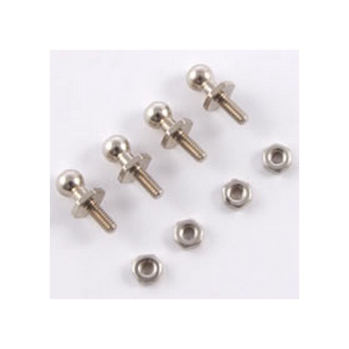 Fastrax 4mm Throttle Ball Link Balls for RC Cars Planes Boats & Helicopters