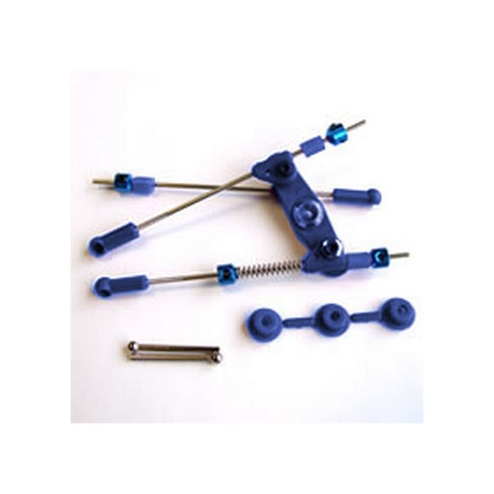 Fastrax Pre-Assembled Throttle/Brake Linkage Set Blue