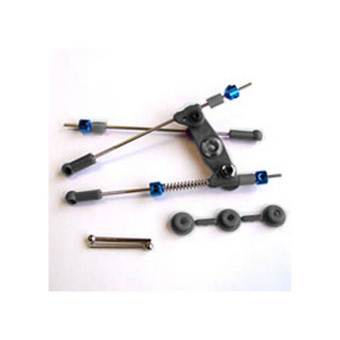 Fastrax Pre-Assembled Throttle/Brake Linkage Set Black
