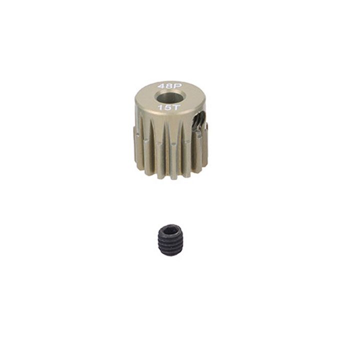 FASTRAX 48DP 15T ALUMINIUM 7075 PINION GEAR