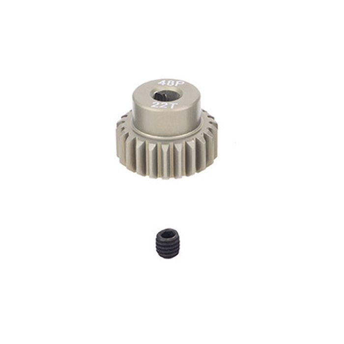 FASTRAX 48DP 22T ALUMINIUM 7075 PINION GEAR