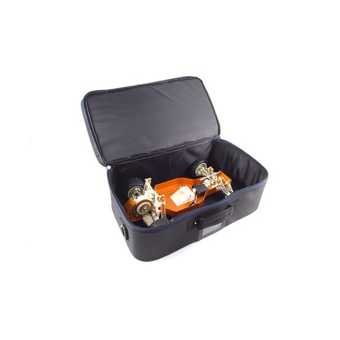 Fastrax 1/10th Car Carry Bag with Tool Compartment and Storage Pockets 
