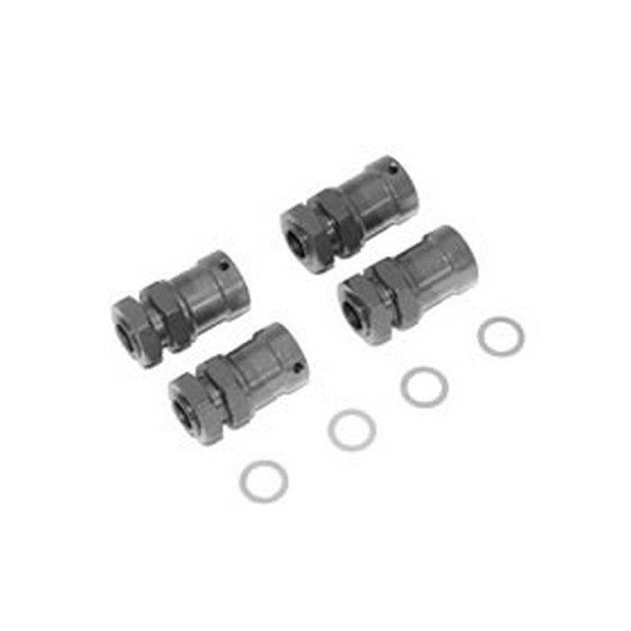 Fastrax 1/8th 15mm Extension Hub Adaptors - To Widen Track