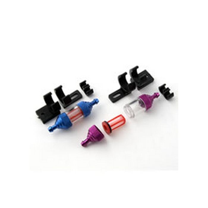 Fastrax Deluxe Fuel Filter w/Mount - Blue