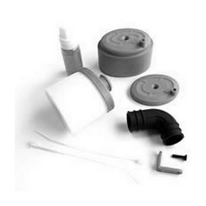 Fastrax Waterproof Air Filter 1/8th w/Air Filter Oil - Black