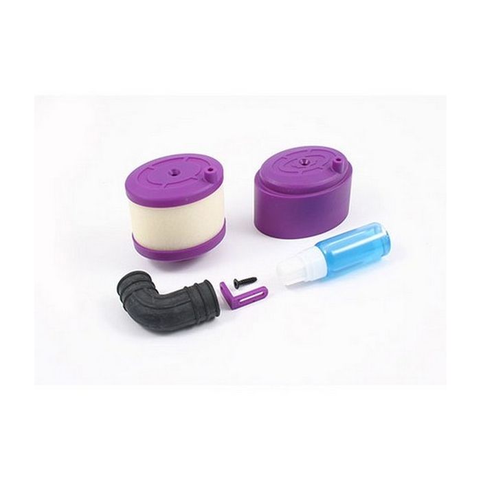 Fastrax Waterproof Air Filter 1/8th w/Air Filter Oil - Purple