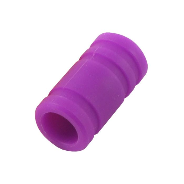 Fastrax 1/10th Nitro RC Car Pipe/Manifold Exhaust Coupling - Purple