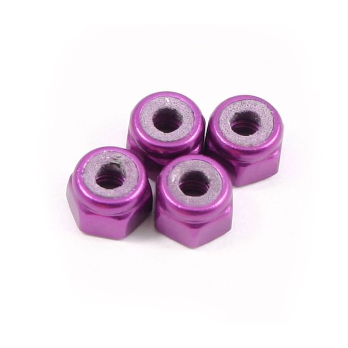 Fastrax M3 Purple Locknuts