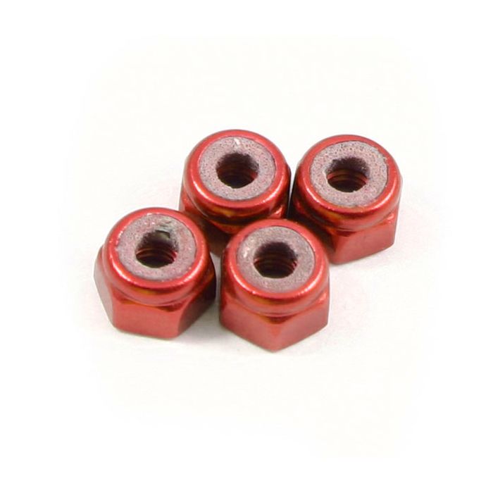 Fastrax M3 Red Locknuts