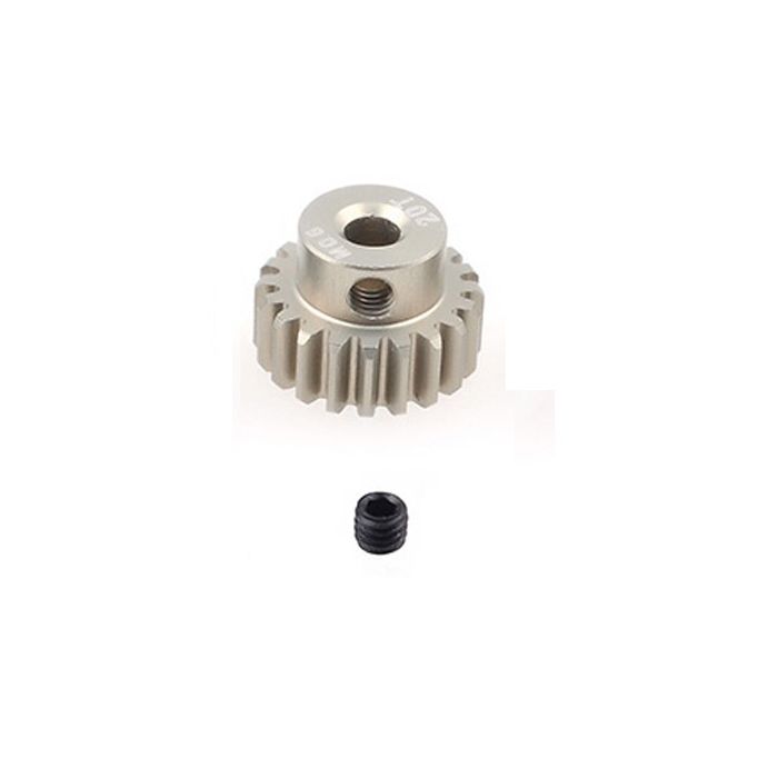 FASTRAX M0.6 20T ALUMINIUM 7075 PINION GEAR