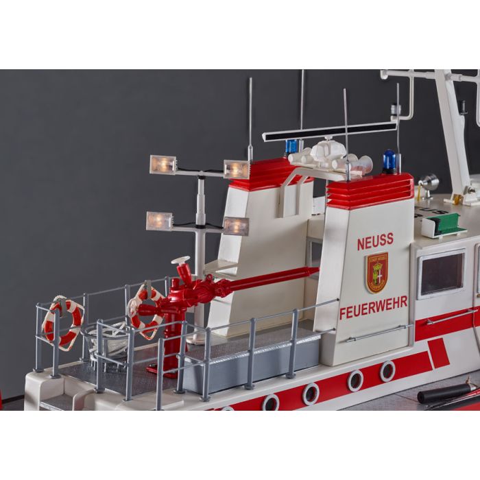 Fire Fighting Boat FLB-1 with Fittings Kit - 1:25 Scale Krick Robbe RC Model Kit