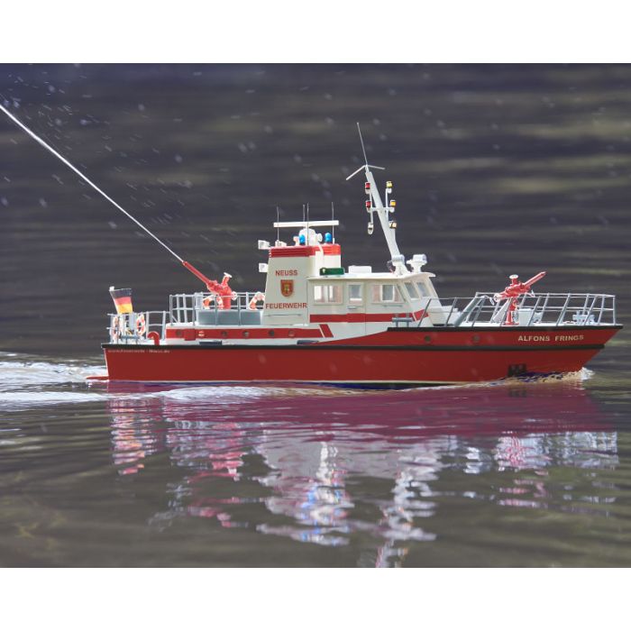 Fire Fighting Boat FLB-1 with Fittings Kit - 1:25 Scale Krick Robbe RC Model Kit