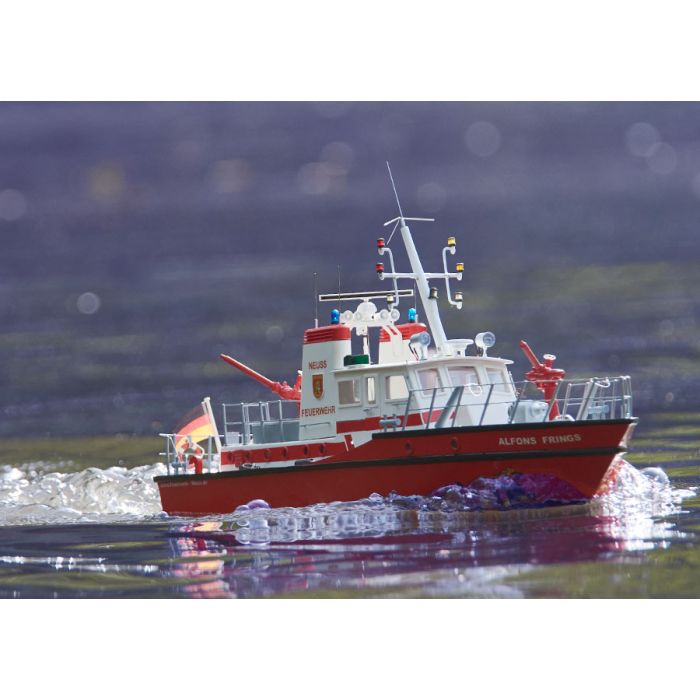Fire Fighting Boat FLB-1 with Fittings Kit - 1:25 Scale Krick Robbe RC Model Kit
