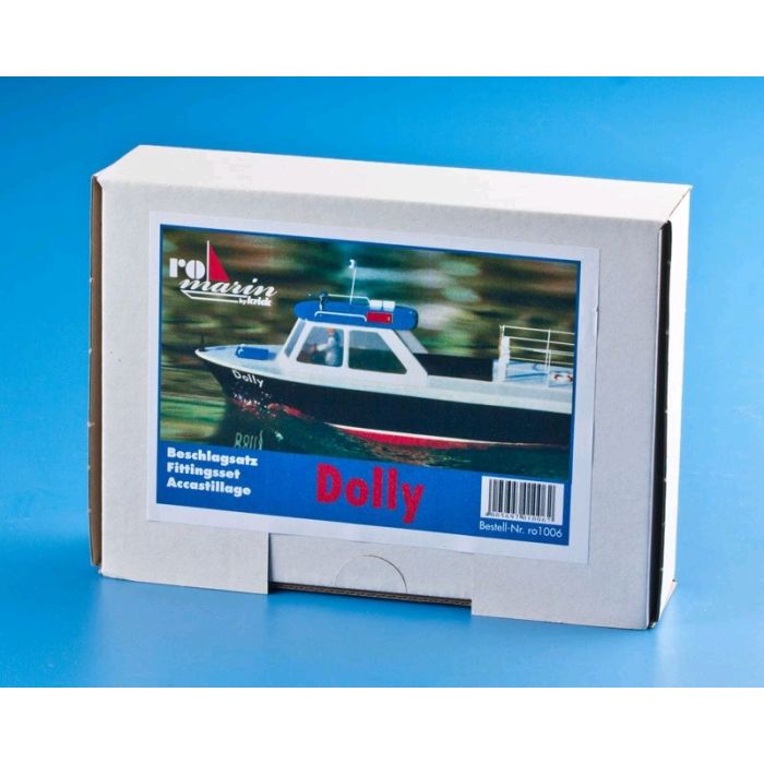 Dolly Harbour Launch Motorboat including Fittings Kit 1:20 Scale Krick Robbe RC Kit