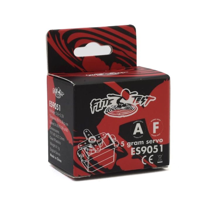 Flite Test ES9051 (4.3g) Plastics Digital Servo For RC Aircraft