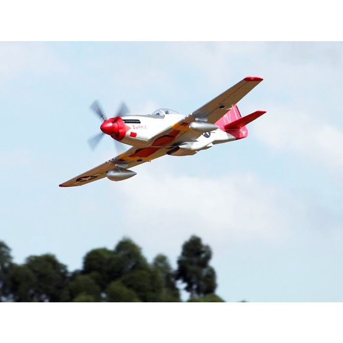FMS North American P-51D Mustang ARTF (1700mm) (no Tx/Rx/Batt) - Red Tail