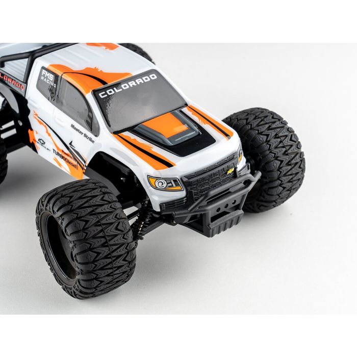 FMS 1:24 FMT24 Chevrolet Colorado RTR RC Truck - White