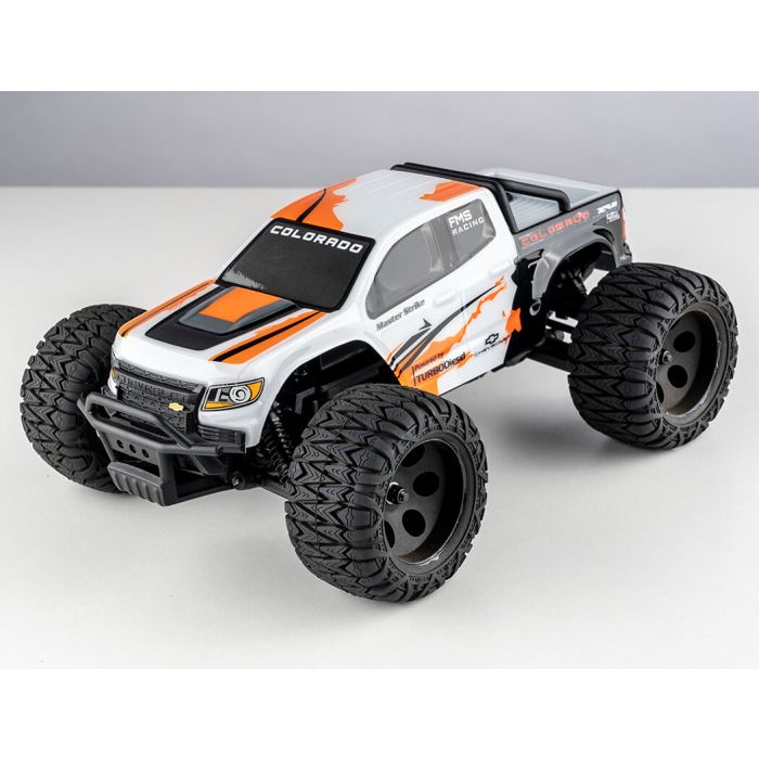 FMS 1:24 FMT24 Chevrolet Colorado RTR RC Truck - White