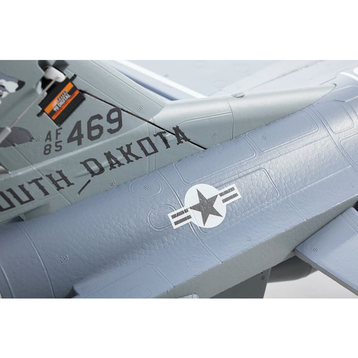 FMS F-16 Fighting Falcon (64mm) ARTF (no Tx/Rx/Batt/Chgr) RC Jet - USAF Grey