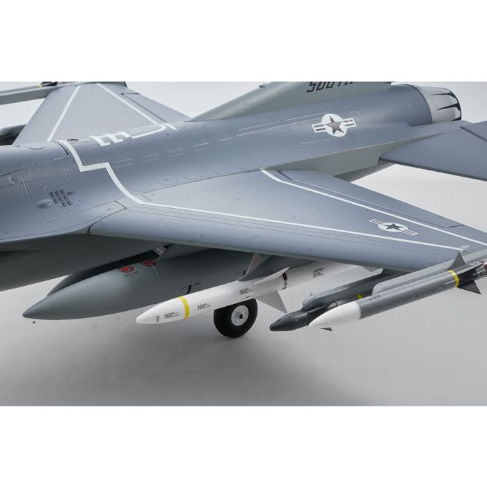 FMS F-16 Fighting Falcon (64mm) ARTF (no Tx/Rx/Batt/Chgr) RC Jet - USAF Grey