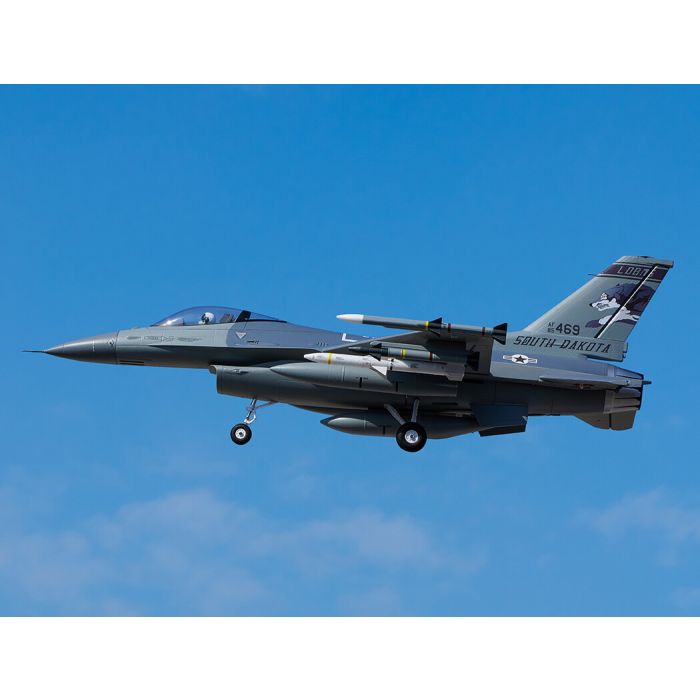 FMS F-16 Fighting Falcon (64mm) ARTF (no Tx/Rx/Batt/Chgr) RC Jet - USAF Grey