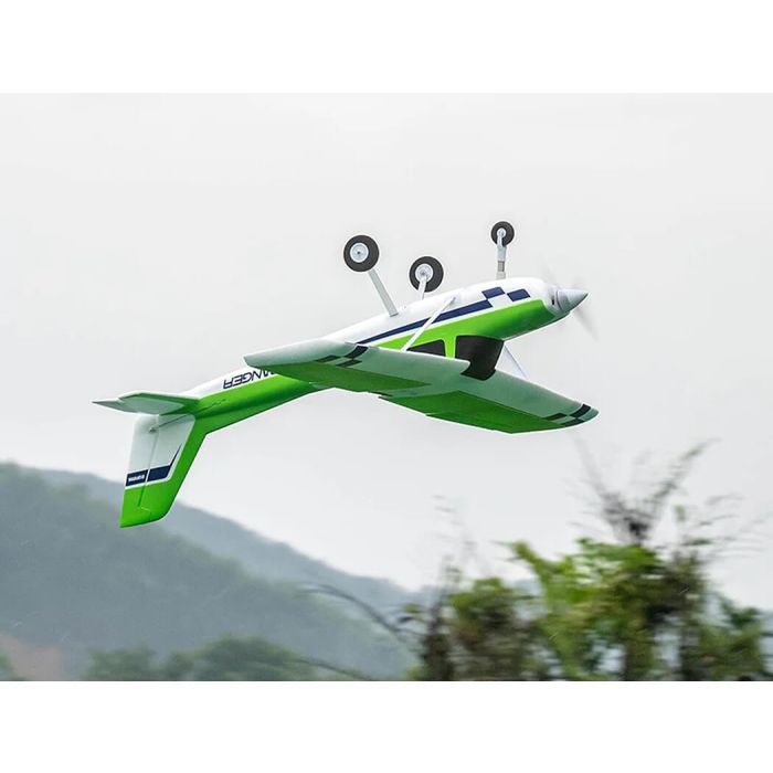 FMS 1220mm Ranger EP V2 ARTF (no Tx/Rx/Batt) RC Trainer Plane w/Gyro – Green