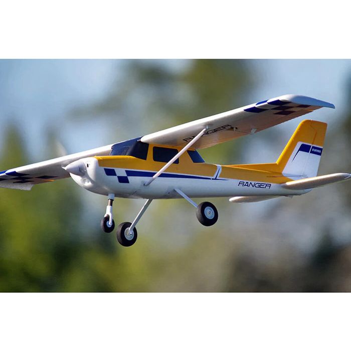 FMS 1220mm Ranger EP V2 ARTF (no Tx/Rx/Batt) RC Trainer Plane w/Gyro – Yellow