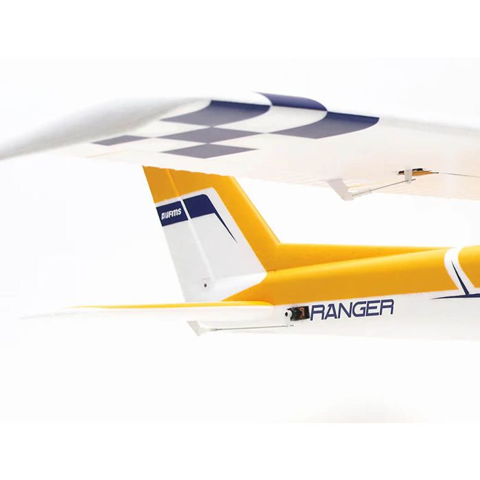 FMS 1220mm Ranger EP V2 ARTF (no Tx/Rx/Batt) RC Trainer Plane w/Gyro – Yellow