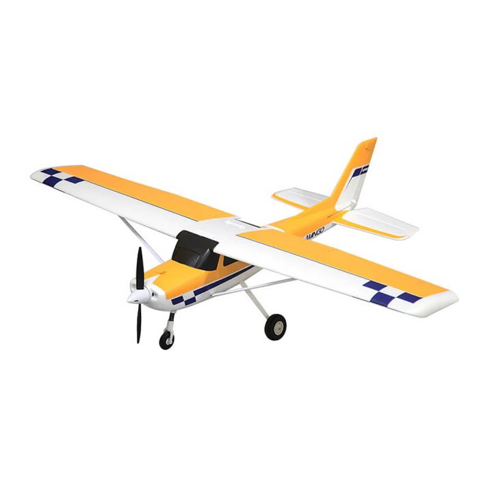 FMS 1220mm Ranger EP V2 ARTF (no Tx/Rx/Batt) RC Trainer Plane w/Gyro – Yellow