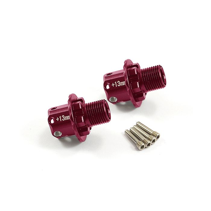 FASTRAX ARRMA ALU 13MM HEX ADAPTORS (PR) - KRA/SEN/TYP