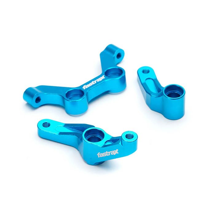 Fastrax Team Associated Rb10/Dr10 Aluminium Complete Steering Rack & Crank