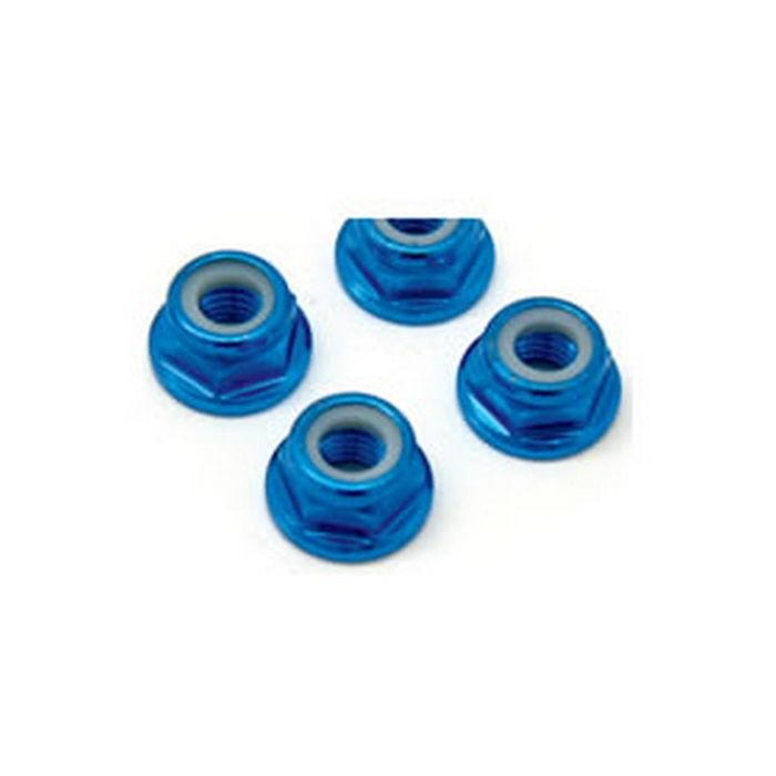Fastrax M5 Blue Flanged Locknuts (4)