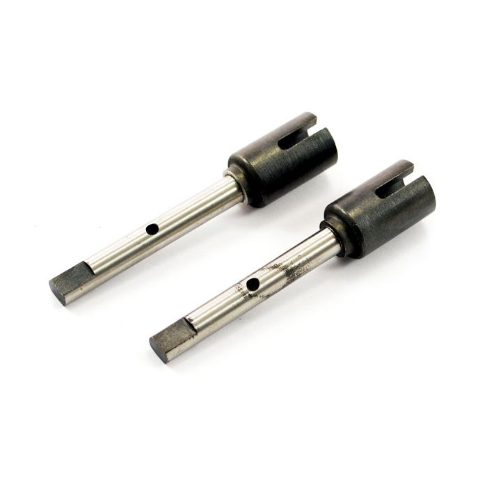FASTRAX TAMIYA TT02 HD FRONT/ REAR METAL AXLE SHAFTS (PR)