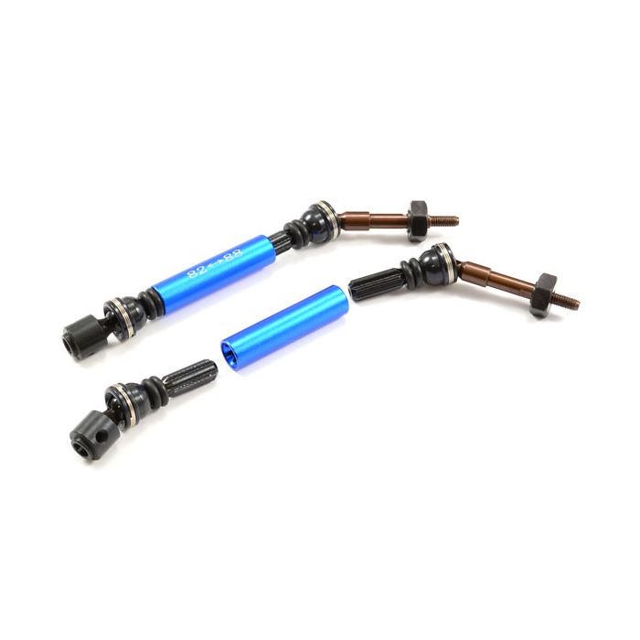 Fastrax Adjustable Rear Universal SHAFTS (2) fits Traxxas Slash/VXL/Rustler