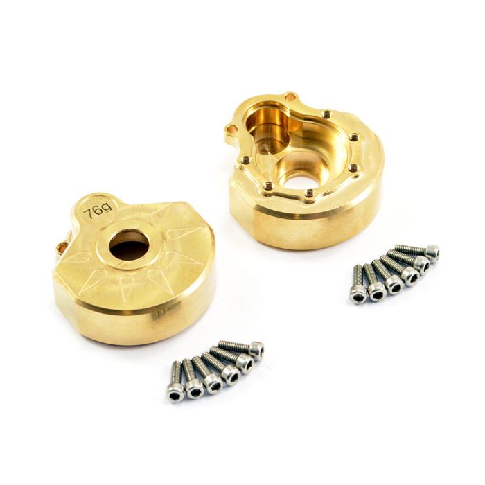 FASTRAX TRX-4 HEAVY DUTY BRASS STEERING GEAR COVER (2)