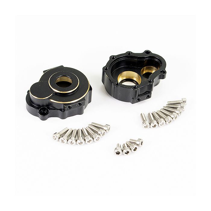 Fastrax Trx-4 Brass Black Portal Drive Housing Outer F/R (2)
