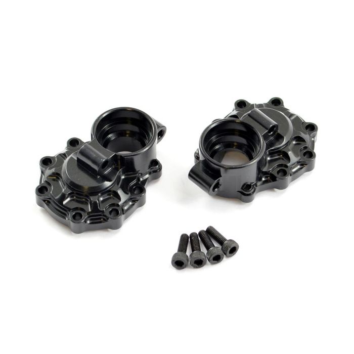 FASTRAX TRX-4 ALUMINIUM REAR KNUCKLE PORTAL COVER (2)