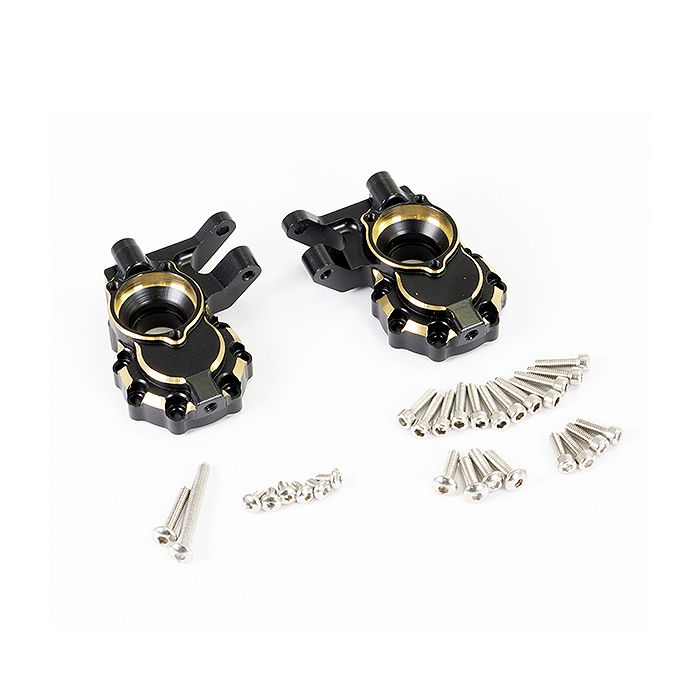 Fastrax Trx-4 Brass Bk Front Steering Knuckles (2)