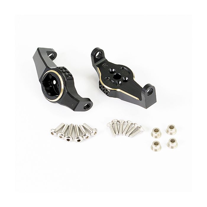 Fastrax Trx-4 Brass Bk Front Caster Block (2)
