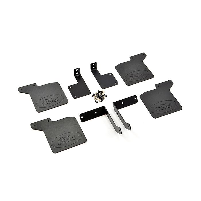 FASTRAX TRX-4 RUBBER MUDFLAPS & ALLOY MOUNTS FOR BRONCO