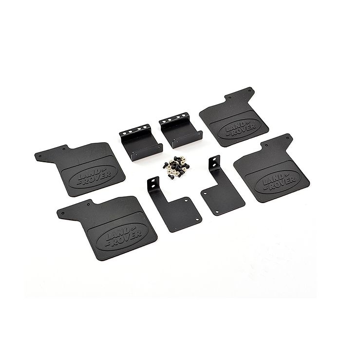 FASTRAX TRX-4 RUBBER MUDFLAPS & ALLOY MOUNTS FOR DEFENDER