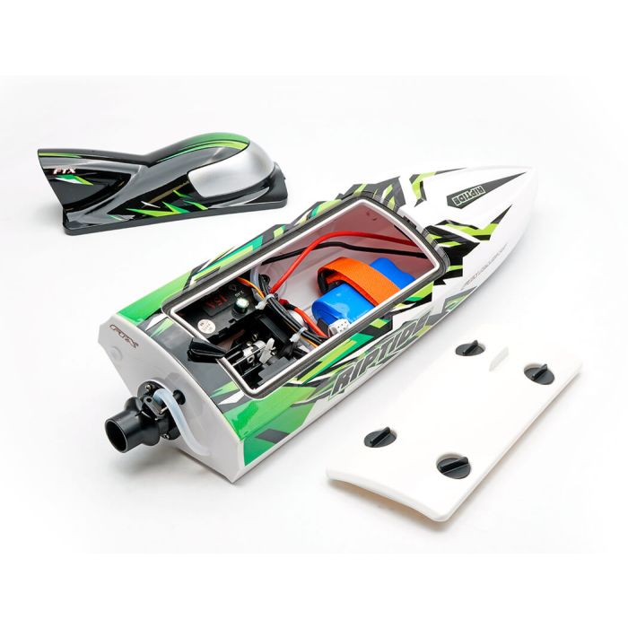 FTX Riptide Turbojet Brushless RC RTR Speed Boat 41cm - Green