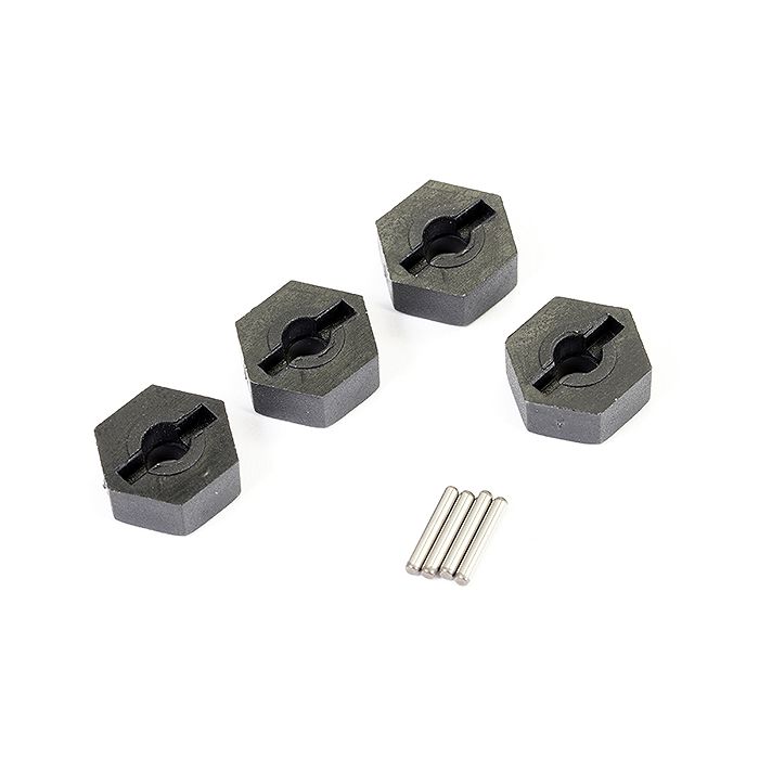 FTX Outback 3 Wheel Hex w/Pin (4pc)