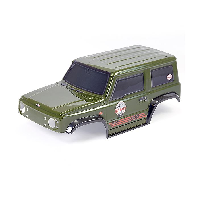 FTX Outback 3 Paso PVC Painted Body - Green