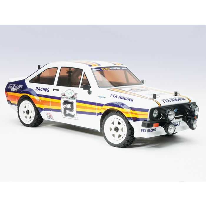 FTX 1:10 Mk2RS Ford Escort Style Brushless 4WD Rally Car ARTR - White