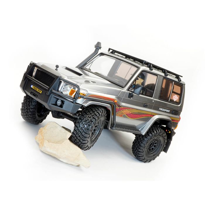 FTX 1:10 Outback Trooper 4x4 RTR RC Trail Crawler Truck - Grey